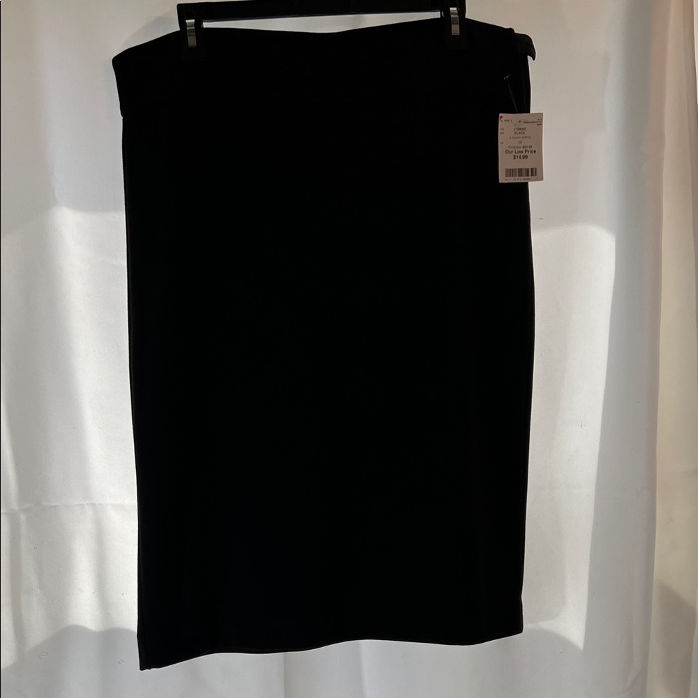 Classic Black Pencil Skirt - Women's Professional Skirt